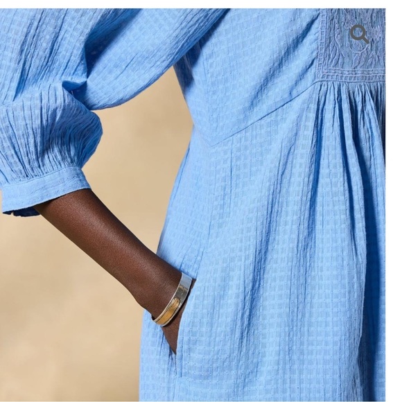 Sundance Living Sonata Easy Dress summer beach easy periwinkle blue - Picture 5 of 8